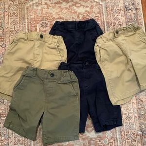 Toddler Boy Shorts Size 4T Army Green, Navy, Khaki. All Five Bundled for Sale